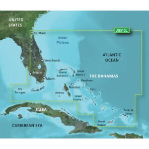 garmin bluechart g3 vision hd vus513l jacksonville bahamas microsd/sd [010 c0742 00]