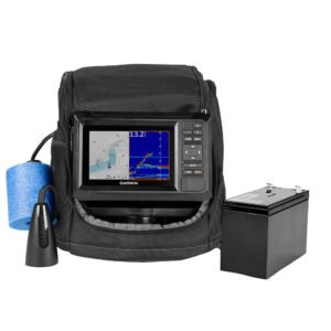 garmin echomap uhd2 keyed 5" cv ice fishing bundle w/echomap uhd2 53cv dual beam if transducer [010 02590 35]
