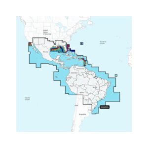 garmin navionics vision+ nvsa004l mexico, the caribbean to brazil inland coastal marine charts [010 c1285 00]