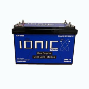 ionic lithium 12v 150ah | dual purpose starter battery 1600 ca + lifepo4 deep cycle
