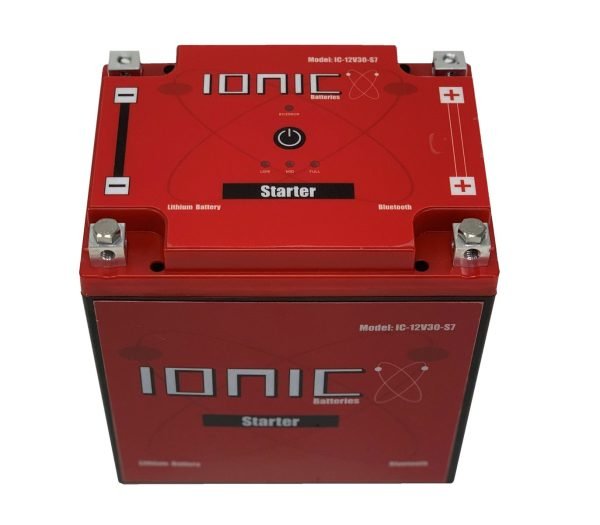 ionic lithium 12v s7 | 900 ca | lifepo4 starter battery + bluetooth ic 12v30 s7