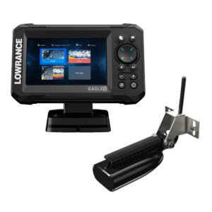 lowrance eagle 5 combo splitshot transducer w/c map charts [000 16226 001]