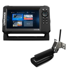 lowrance eagle 7 w/splitshot transducer discover onboard chart [000 16227 001]
