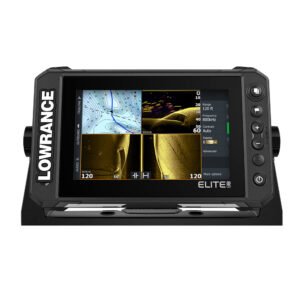 lowrance elite fs 7 chartplotter/fishfinder with hdi transom mount transducer [000 15696 001]