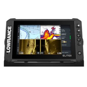 lowrance elite fs 9 chartplotter/fishfinder w/active imaging 3 in 1 transom mount transducer [000 15692 001]