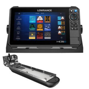 lowrance hds pro 9 w/ preloaded c map discover onboard active imaging hd transducer [000 15981 001]