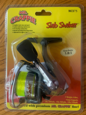 mr. crappie slab shaker spinning reel (mcs75)