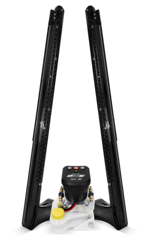 one pump dual blade package (gloss black) power pole