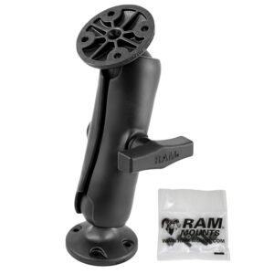 ram mount 1.5" ball "rugged use" mount f/garmin echo 200, 500c, & 550c [rap 101u g4]