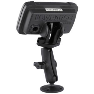 ram mount b size 1" composite fishfinder mount for the lowrance hook2 series [rap b 101 lo12]