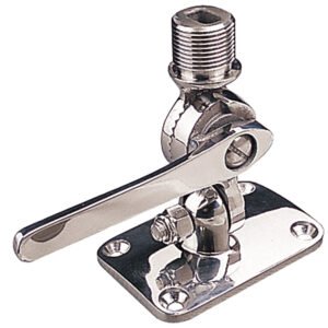 sea dog adjustable antenna base deck mount investment cast 316 stainless steel [329230 1]
