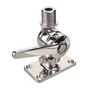 sea dog adjustable antenna base die cast zinc chrome plated [329300 1]